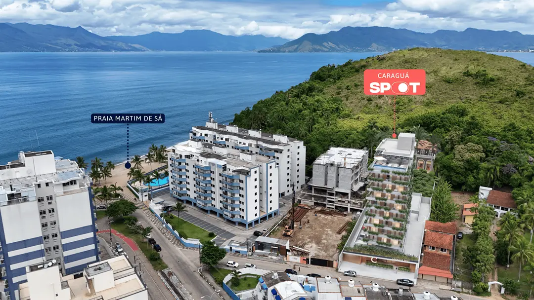 Localização do empreendimento Caraguá Spot em Caraguatatuba